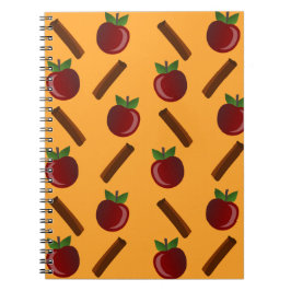 Apple Cinnamon Pattern Notitieboek