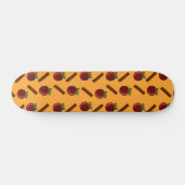 Apple Cinnamon Pattern Persoonlijk Skateboard (Horizontaal)