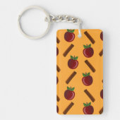 Apple Cinnamon Pattern Sleutelhanger (Voorkant)