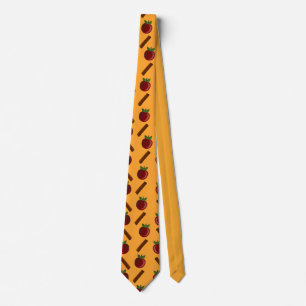 Apple Cinnamon Pattern Stropdas