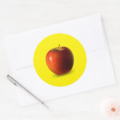Apple Classic Round Sticker (Envelop)