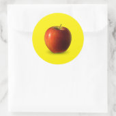 Apple Classic Round Sticker (Tas)