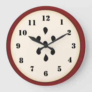 Apple Clock Grote Klok