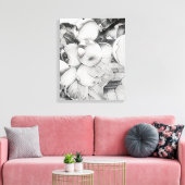 Apple cluster canvas in een uitgespoelde stijl afdruk (Insitu (Woonkamer))