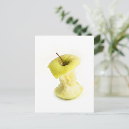 Apple core briefkaart (Staand voorkant)