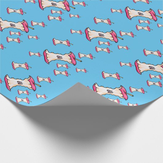 Apple core cadeaupapier (Hoek)
