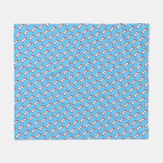 Apple core fleece deken (Voorkant (Horizontaal))
