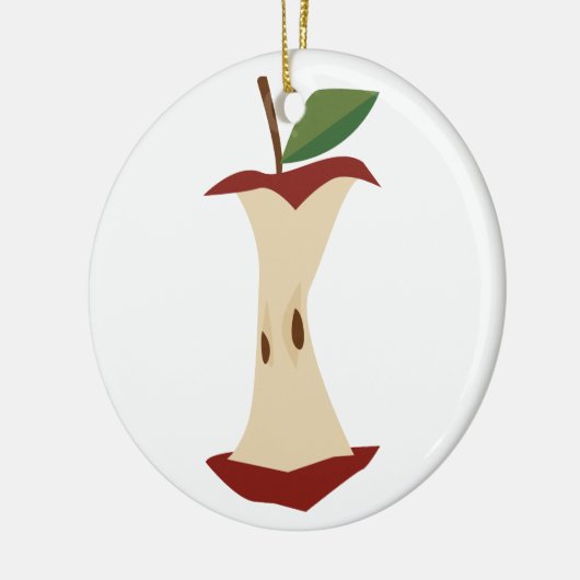 Apple Core Keramisch Ornament (Links)