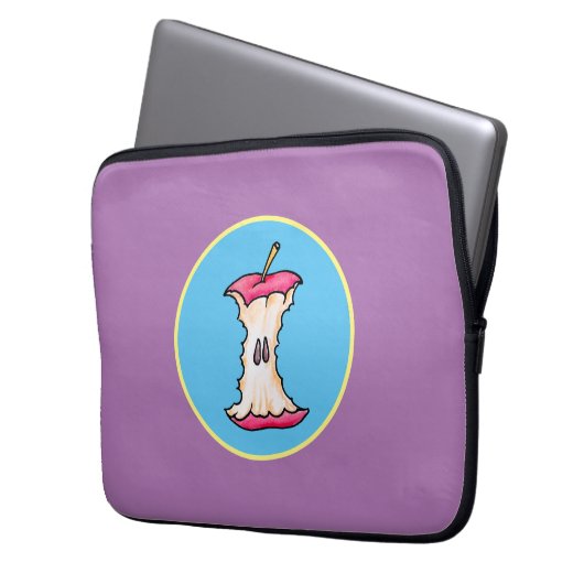 Apple core laptop sleeve (Voorkant Links)