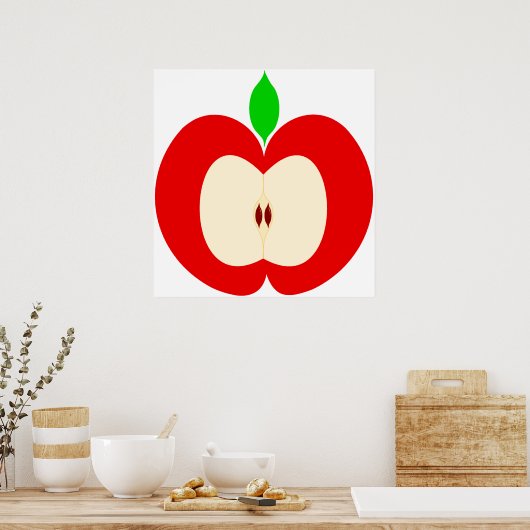 Apple Core Poster (Keuken)