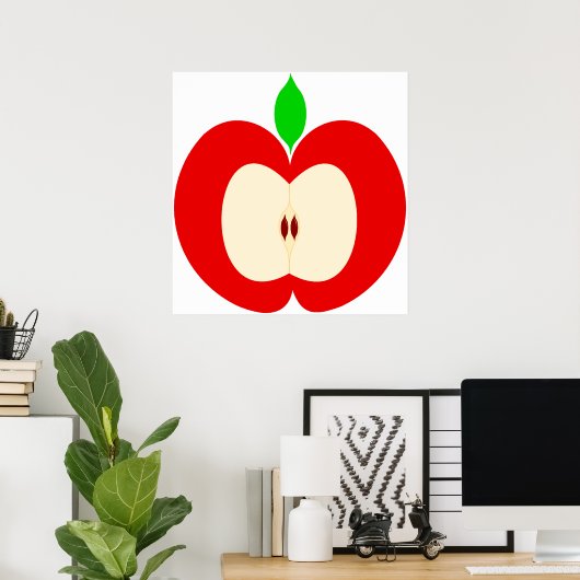 Apple Core Poster (Thuiskantoor)