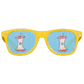 Apple core retro zonnebril (Voorkant)