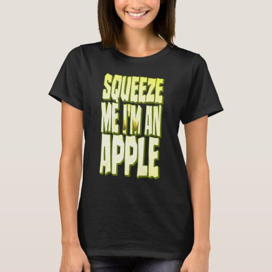 Apple Costume Halloween Fresh Fruit Slice Squeeze T-shirt (Voorkant)
