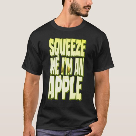 Apple Costume Halloween Fresh Fruit Slice Squeeze T-shirt (Voorkant)