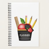 Apple Cupcake Custom Planner van de leraar (Voorkant)
