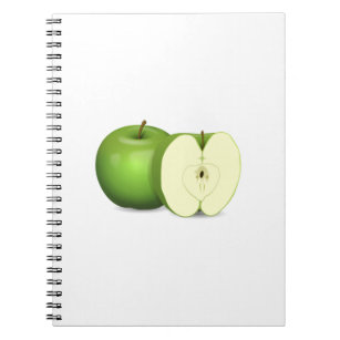 Apple Cut Half Notitieboek