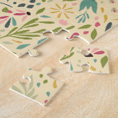 Apple Dappley Rabbit and Basket of Carrots Legpuzzel (Zijkant)