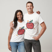 Apple Delight � schattige dierenkunst T-shirt (Unisex)
