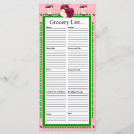 Apple Design Grocery List