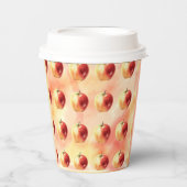Apple Design Wegwerp Koffiebeker Papieren Bekers (Voorkant)