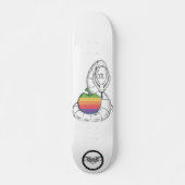 Apple Design with snake Persoonlijk Skateboard (Voorkant)