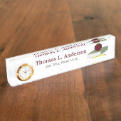 Apple Desk-naamplaat Naambordje (Zijkant)