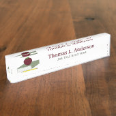 Apple Desk-naamplaat Naambordje (Zijkant)