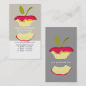 Apple-diëticien NutriTionist Weight Loight Health Visitekaartje (Voorkant / Achterkant)