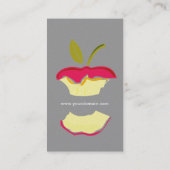 Apple-diëticien NutriTionist Weight Loight Health Visitekaartje (Achterkant)