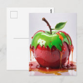 Apple digitale kunst briefkaart (Voorkant / Achterkant)