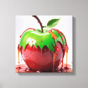 Apple digitale kunst canvas afdruk