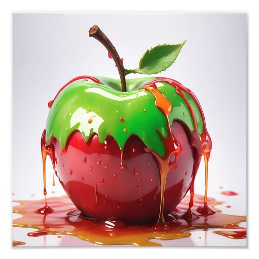 Apple digitale kunst foto afdruk (Voorkant)