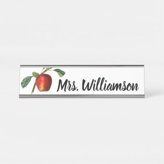 Apple Docent  Bureau Naambordje (Voorkant)