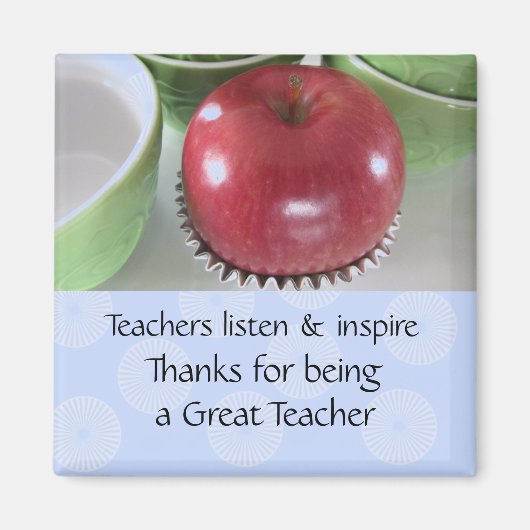 Apple Docent Zeggen Magneet (Voorkant)