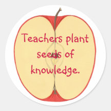 Apple, Docenten Plant Zaden van Kennis Stickers