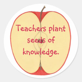 Apple, Docenten Plant Zaden van Kennis Stickers