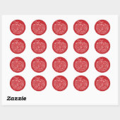 Apple Doodle Sticker voor Leraren (Vel)