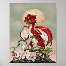 Apple Dragon 11x14 (4x6 en hoger) Poster