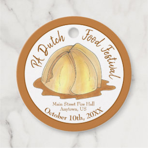 Apple Dumplings Amish Pennsylvania PA Nederlands e Bedankjes Labels