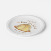 Apple Dumplings Amish Pennsylvania PA Nederlands e Papieren Bordje (Gekanteld)