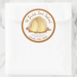 Apple Dumplings Amish Pennsylvania PA Nederlands e Ronde Sticker