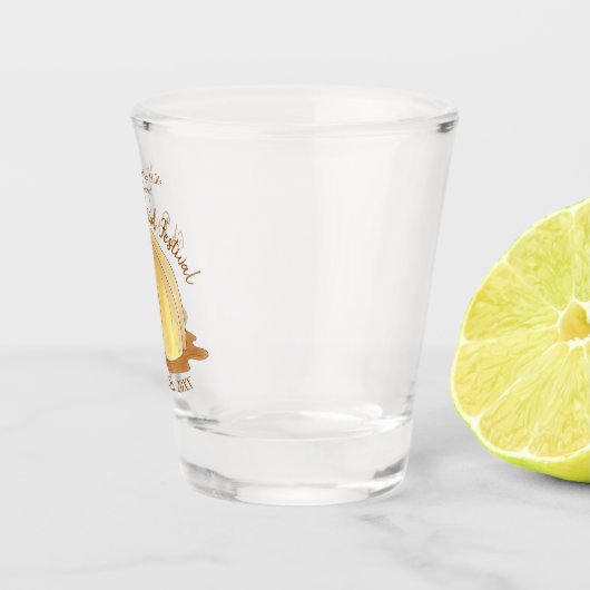 Apple Dumplings Amish Pennsylvania PA Nederlands e Shot Glas (Rechts)