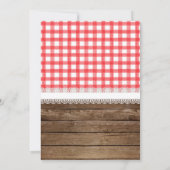 Apple Eerste Verjaardagsuitnodiging - Bos Fun Kaart (Achterkant)