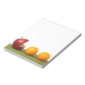 Apple eet sinaasappel notitieblok (Linkerzijde)
