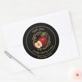 Apple Ember – Ambachtelijk jamlabel Ronde Sticker