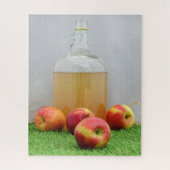 Apple en cider Bottle Apple Legpuzzel (Verticaal)