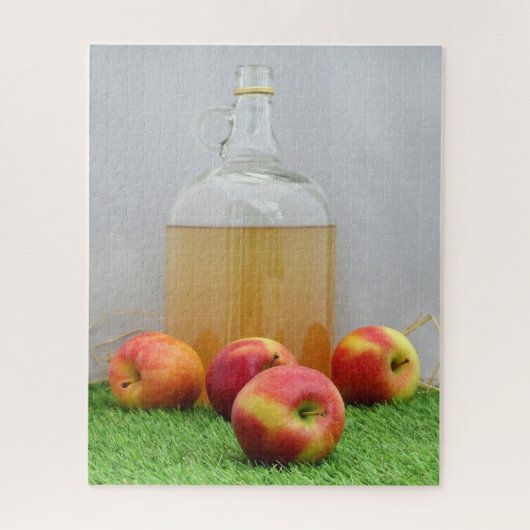 Apple en cider Bottle Apple Legpuzzel (Verticaal)