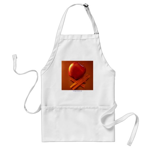 Apple en Cinnamon Apron Standaard Schort (Voorkant)