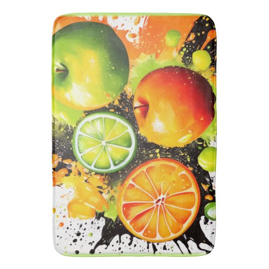 Apple en Citrus Burst Badmat (Voorkant Verticaal)