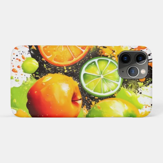 Apple en Citrus Burst Case-Mate iPhone Case (Achterkant (horizontaal))